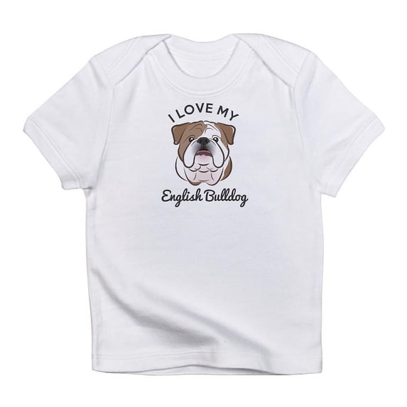 CafePress - I Love My English Bulldog Infant T Shirt - Infant T-Shirt
