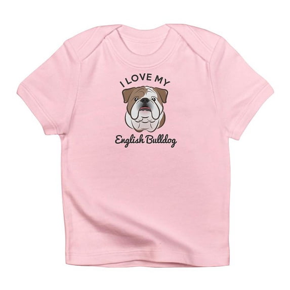 CafePress - I Love My English Bulldog Infant T Shirt - Infant T-Shirt