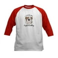 thumbnail image 1 of CafePress - I Love My English Bulldog Kids Baseball Jersey - Kids Cotton Baseball Jersey, 3/4 Sleeve Shirt, 1 of 4