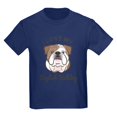 thumbnail image 1 of CafePress - I Love My English Bulldog Kids T Shirt - Dark T-Shirt Kids XS-XL, 1 of 4
