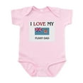 thumbnail image 1 of CafePress - I Love My Fijian Dad Infant Bodysuit - Baby Light Bodysuit, Size Newborn - 24 Months, 1 of 4