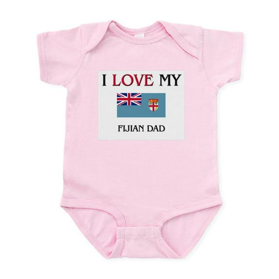 CafePress - I Love My Fijian Dad Infant Bodysuit - Baby Light Bodysuit, Size Newborn - 24 Months