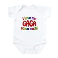 thumbnail image 1 of CafePress - I Love My GAGA Soooo Much! Infant Bodysuit - Baby Light Bodysuit, Size Newborn - 24 Months, 1 of 4