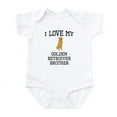 thumbnail image 1 of CafePress - I Love My Golden Retriever Brother Body Suit - Baby Light Bodysuit, Size Newborn - 24 Months, 1 of 4
