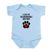 CafePress - I Love My Goldendoodle Brother Body Suit - Baby Light Bodysuit, Size Newborn - 24 Months