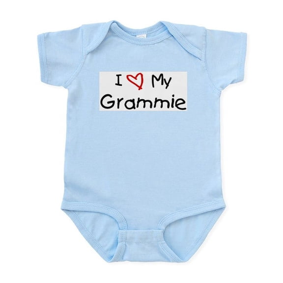 CafePress - I Love My Grammie Infant Bodysuit - Baby Light Bodysuit, Size Newborn - 24 Months