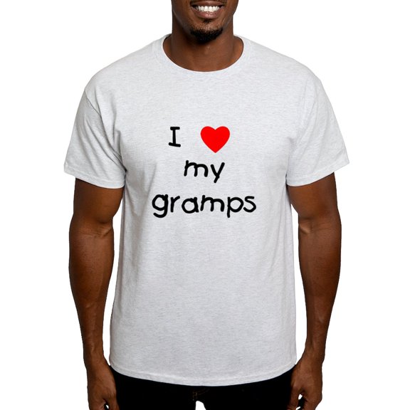 CafePress - I Love My Gramps Light T Shirt - Men's Classic Graphic T-Shirt