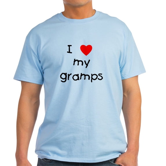 CafePress - I Love My Gramps Light T Shirt - Men's Classic Graphic T-Shirt