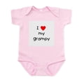 thumbnail image 1 of CafePress - I Love My Grampy Infant Bodysuit - Baby Light Bodysuit, Size Newborn - 24 Months, 1 of 4