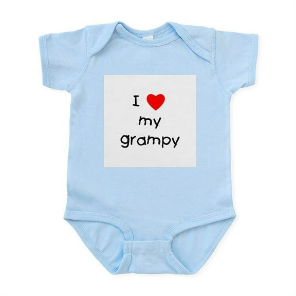 CafePress - I Love My Grampy Infant Bodysuit - Baby Light Bodysuit, Size Newborn - 24 Months