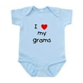 thumbnail image 1 of CafePress - I Love My Grams Infant Bodysuit - Baby Light Bodysuit, Size Newborn - 24 Months, 1 of 4