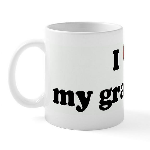 CafePress - I Love My Granddog Mug - 11 oz Ceramic Mug - Novelty Coffee Tea Cup