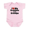 thumbnail image 1 of CafePress - I Love My Grandma And Grandpa Infant Bodysuit - Baby Light Bodysuit, Size Newborn - 24 Months, 1 of 4