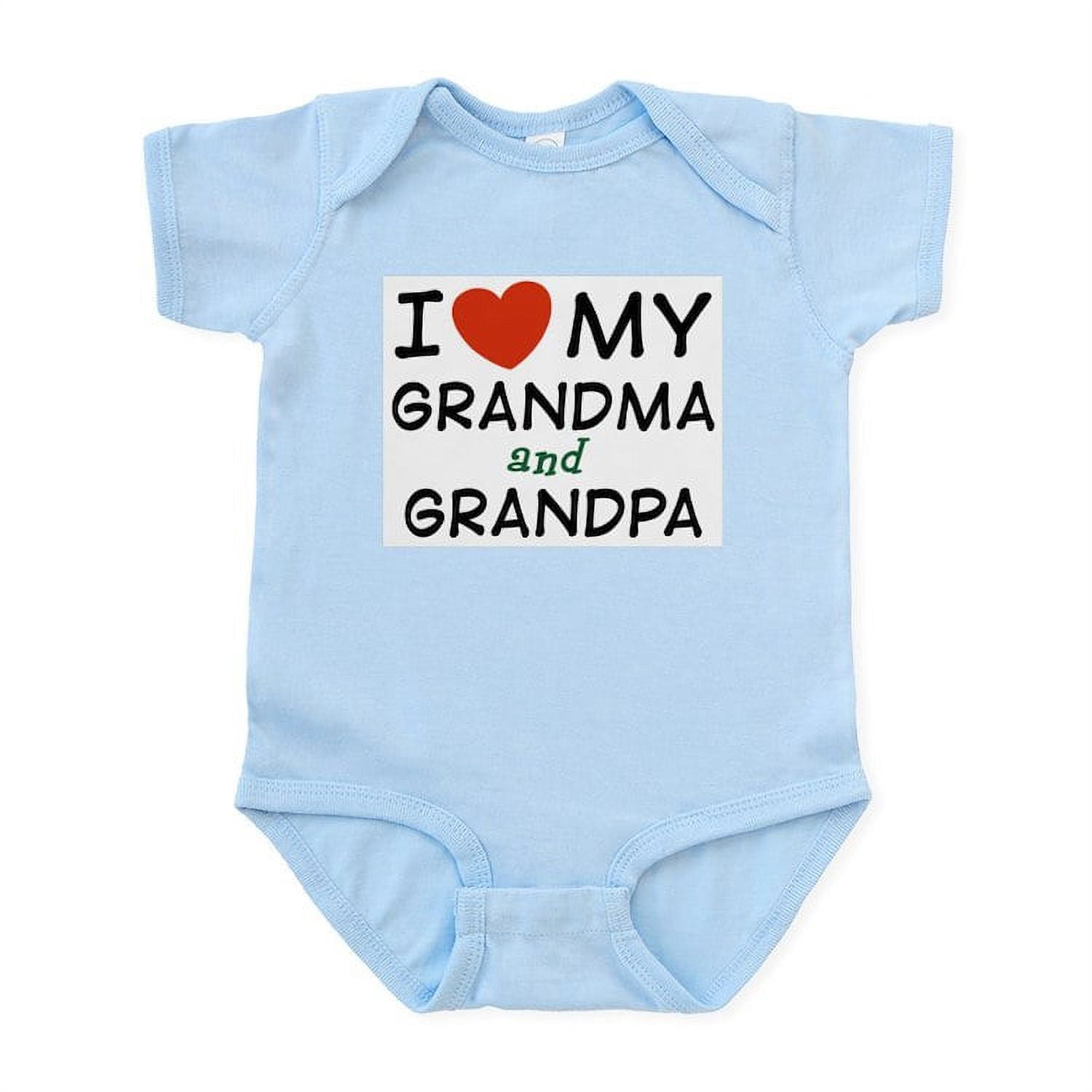 CafePress "I Love My Colombian Grandparents" Baby Bodysuit - 100% Cotton Infant Romper | Cute Gift Idea