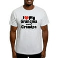 thumbnail image 1 of CafePress - I Love My Grandma And Grandpa Light T Shirt - Men's Classic Graphic T-Shirt, 1 of 4