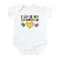 thumbnail image 1 of CafePress - I Love My Grandma Infant Bodysuit - Baby Light Bodysuit, Size Newborn - 24 Months, 1 of 4