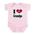 thumbnail image 1 of CafePress - I Love My Grandpa Infant Bodysuit - Baby Light Bodysuit, Size Newborn - 24 Months, 1 of 4