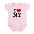 thumbnail image 1 of CafePress - I Love My Grandparents Infant Bodysuit - Baby Light Bodysuit, Size Newborn - 24 Months, 1 of 4