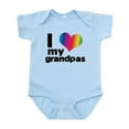 thumbnail image 1 of CafePress - I Love My Grandpas Infant Bodysuit - Baby Light Bodysuit, Size Newborn - 24 Months, 1 of 4