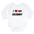 thumbnail image 1 of CafePress - I Love My Granny Body Suit - Long Sleeve Cotton Baby Bodysuit, 1 of 4