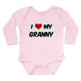 thumbnail image 1 of CafePress - I Love My Granny Body Suit - Long Sleeve Cotton Baby Bodysuit, 1 of 4