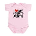 thumbnail image 1 of CafePress - I Love My Great Auntie Infant Bodysuit - Baby Light Bodysuit, Size Newborn - 24 Months, 1 of 4