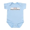 thumbnail image 1 of CafePress - I Love My Great Grandma Infant Bodysuit - Baby Light Bodysuit, Size Newborn - 24 Months, 1 of 4