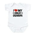 thumbnail image 1 of CafePress - I Love My Great Grandpa Infant Bodysuit - Baby Light Bodysuit, Size Newborn - 24 Months, 1 of 4