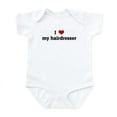thumbnail image 1 of CafePress - I Love My Hairdresser Infant Bodysuit - Baby Light Bodysuit, Size Newborn - 24 Months, 1 of 4