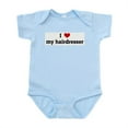 thumbnail image 1 of CafePress - I Love My Hairdresser Infant Bodysuit - Baby Light Bodysuit, Size Newborn - 24 Months, 1 of 4