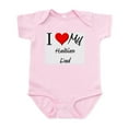 thumbnail image 1 of CafePress - I Love My Haitian Dad Infant Bodysuit - Baby Light Bodysuit, Size Newborn - 24 Months, 1 of 4