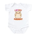thumbnail image 1 of CafePress - I Love My Hammy Infant Bodysuit - Baby Light Bodysuit, Size Newborn - 24 Months, 1 of 4
