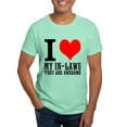 thumbnail image 1 of CafePress - I Love My In Laws Dark T Shirt - Men's Classic Graphic Cotton T-Shirt, 1 of 4