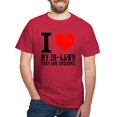 thumbnail image 1 of CafePress - I Love My In Laws Dark T Shirt - Men's Classic Graphic Cotton T-Shirt, 1 of 4