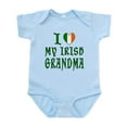 thumbnail image 1 of CafePress - I Love My Irish Grandma Infant Bodysuit - Baby Light Bodysuit, Size Newborn - 24 Months, 1 of 4