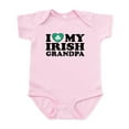 thumbnail image 1 of CafePress - I Love My Irish Grandpa Infant Bodysuit - Baby Light Bodysuit, Size Newborn - 24 Months, 1 of 4