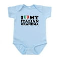 thumbnail image 1 of CafePress - I Love My Italian Grandma Infant Bodysuit - Baby Light Bodysuit, Size Newborn - 24 Months, 1 of 4