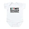 thumbnail image 1 of CafePress - I Love My Italian Grandma Infant Bodysuit - Baby Light Bodysuit, Size Newborn - 24 Months, 1 of 4