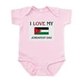 thumbnail image 1 of CafePress - I Love My Jordanian Dad Infant Bodysuit - Baby Light Bodysuit, Size Newborn - 24 Months, 1 of 4