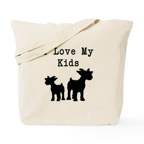 CafePress - I Love My Kids Tote Bag - Unisex Canvas Tote Bag, Beige, 1-Piece