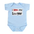 thumbnail image 1 of CafePress - I Love My Lawyer Infant Bodysuit - Baby Light Bodysuit, Size Newborn - 24 Months, 1 of 4