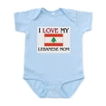 thumbnail image 1 of CafePress - I Love My Lebanese Mom Infant Bodysuit - Baby Light Bodysuit, Size Newborn - 24 Months, 1 of 4
