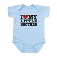 thumbnail image 1 of CafePress - I Love My Little Brother Infant Bodysuit - Baby Light Bodysuit, Size Newborn - 24 Months, 1 of 4