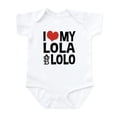 thumbnail image 1 of CafePress - I Love My Lola And Lolo Infant Bodysuit - Baby Light Bodysuit, Size Newborn - 24 Months, 1 of 4