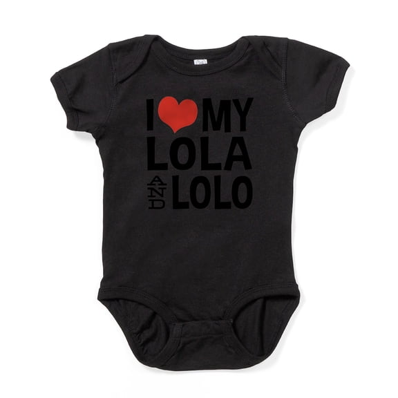 CafePress - I Love My Lola And Lolo Infant Bodysuit - Cute Infant Bodysuit Baby Romper - Size Newborn - 24 Months