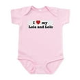 thumbnail image 1 of CafePress - I Love My Lola And Lolo Infant Creeper - Baby Light Bodysuit, Size Newborn - 24 Months, 1 of 4