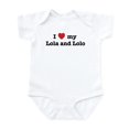 thumbnail image 1 of CafePress - I Love My Lola And Lolo Infant Creeper - Baby Light Bodysuit, Size Newborn - 24 Months, 1 of 4