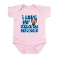 thumbnail image 1 of CafePress - I Love My Malinois Infant Bodysuit - Baby Light Bodysuit, Size Newborn - 24 Months, 1 of 4