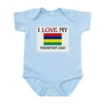thumbnail image 1 of CafePress - I Love My Mauritian Dad Infant Bodysuit - Baby Light Bodysuit, Size Newborn - 24 Months, 1 of 4