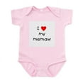 thumbnail image 1 of CafePress - I Love My Memaw Infant Bodysuit - Baby Light Bodysuit, Size Newborn - 24 Months, 1 of 4